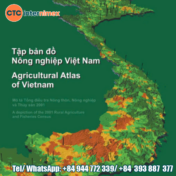 Map Of Vietnam’s Key Agricultural Raw Material Regions